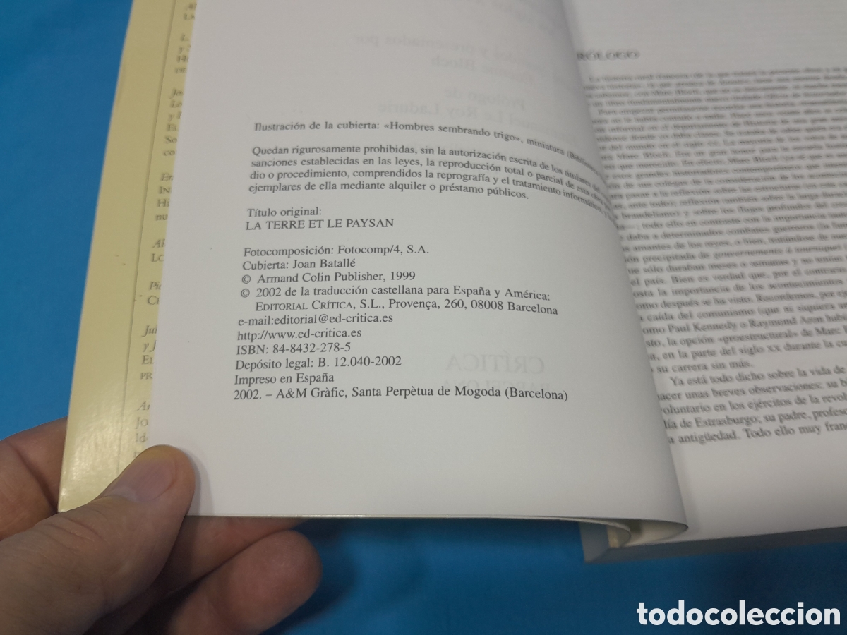 Libros de segunda mano: LA TIERRA Y EL CAMPESINO - MARC BLICH - Foto 2