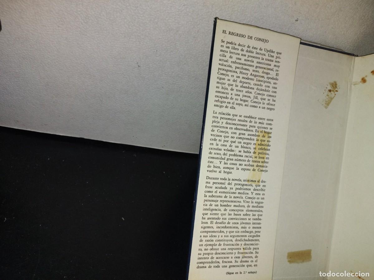 Libros de segunda mano: 105- EL REGRESO DE CONEJO - JOHN UPDIKE - PRIMERA EDICI&Oacute;N: JULIO DE 1973 - Foto 4