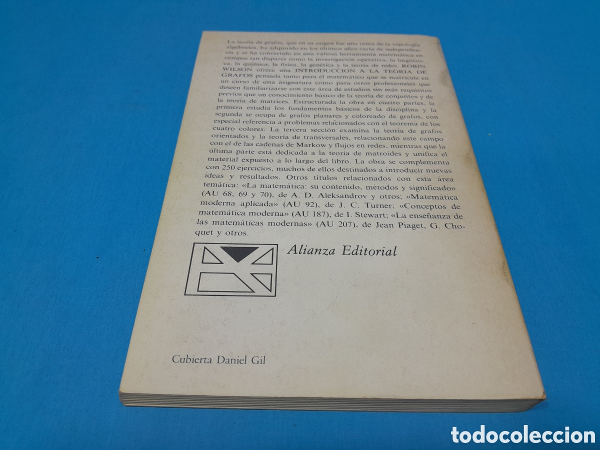 Libros de segunda mano: INTRODUCCI&Oacute;N A LA TEOR&Iacute;A DE GRAFOS - ROBIN J. WILSON - Foto 5