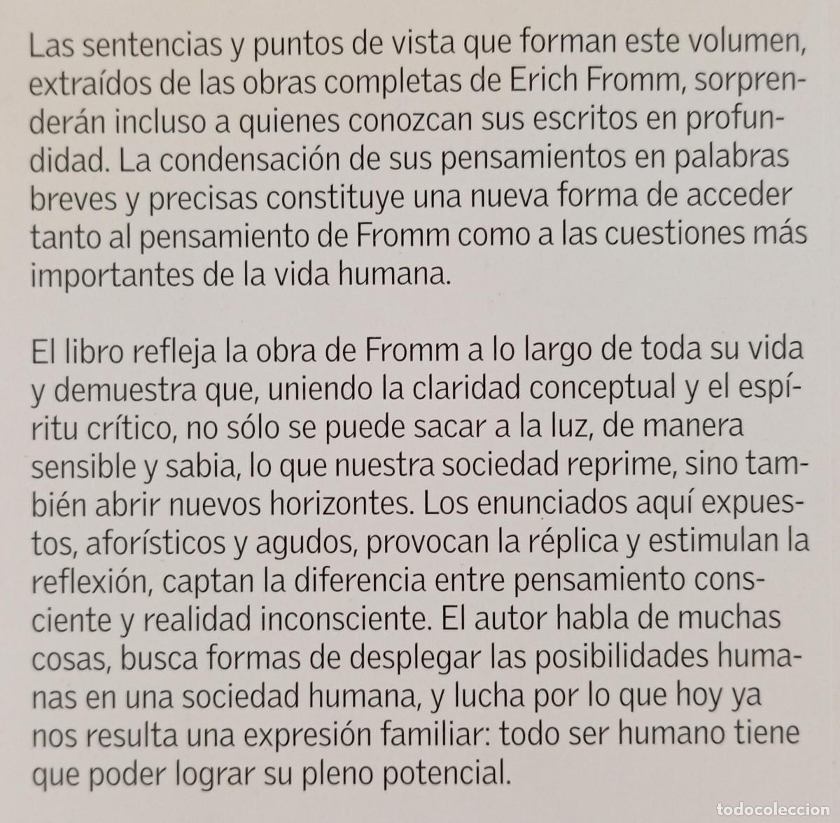 Libros de segunda mano: LA ATRACCION DE LA VIDA - ERICH FROMM - Foto 2