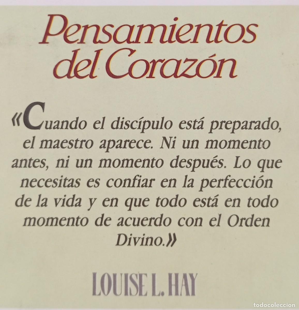 Libros de segunda mano: PENSAMIENTOS DEL CORAZON - LOUISE L. HAY - Foto 2