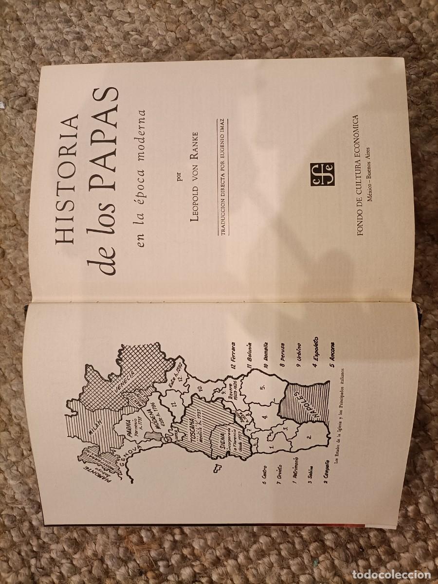 Libros de segunda mano: Historia de los Papas. Ranke. 3 Edici&oacute;n, 1963 - Foto 4
