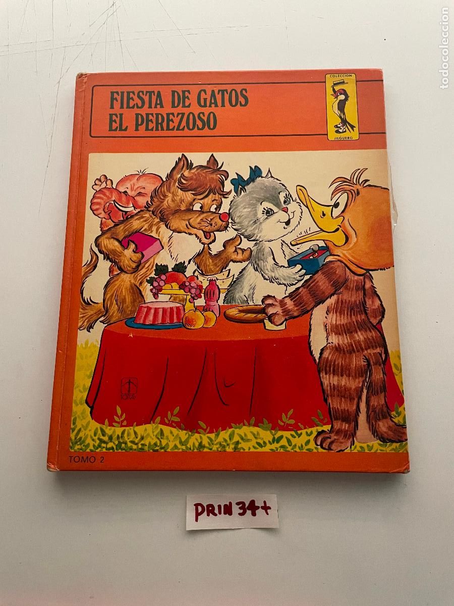 Libros de segunda mano: Libro: fiesta de gatos el perezoso - Foto 1