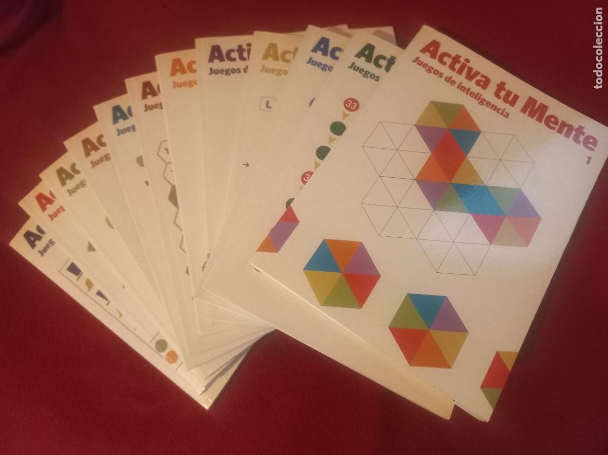 Libros de segunda mano: ACTIVA TU MENTE - COMPLETA 12 LIBROS - JUEGOS DE INTELIGENCIA - RUSTICA - Foto 1