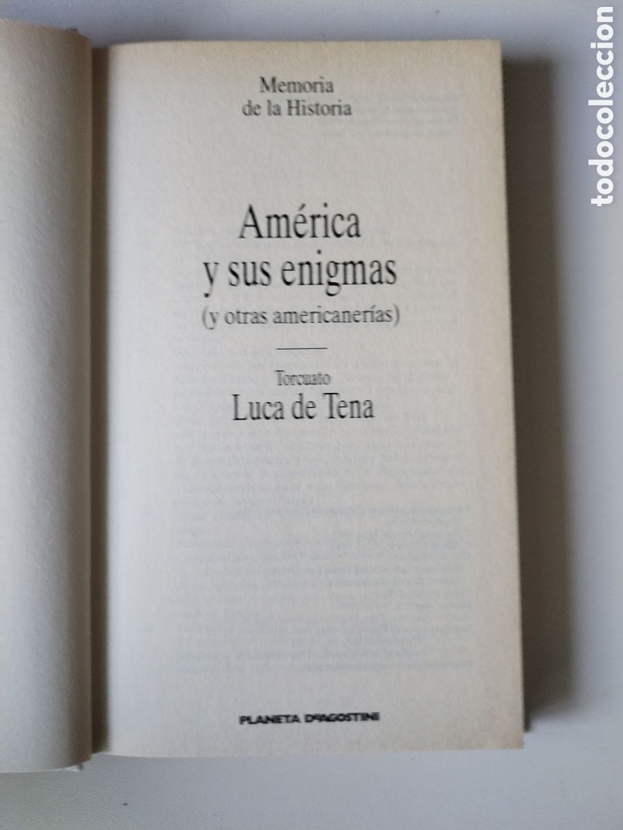 Libros de segunda mano: AMERICA Y SUS ENIGMAS/LUCA DE TENA - Foto 2