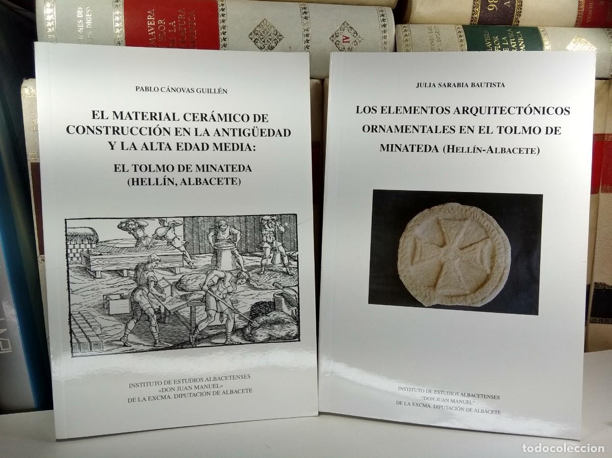 Libros de segunda mano: Lote 2 obras complementarias sobre EL TOLMO DE MINATEDA (HELL&Iacute;N, ALBACETE). Impecable estado - Foto 1