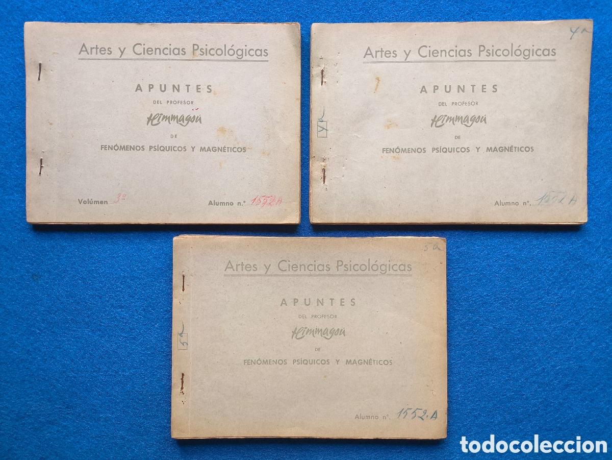 Libros de segunda mano: PROFESOR HIMMAGSU ANMORECA APUNTES FEN&Oacute;MENOS PS&Iacute;QUICOS Y MAGN&Eacute;TICOS BARCELONA C. 1965