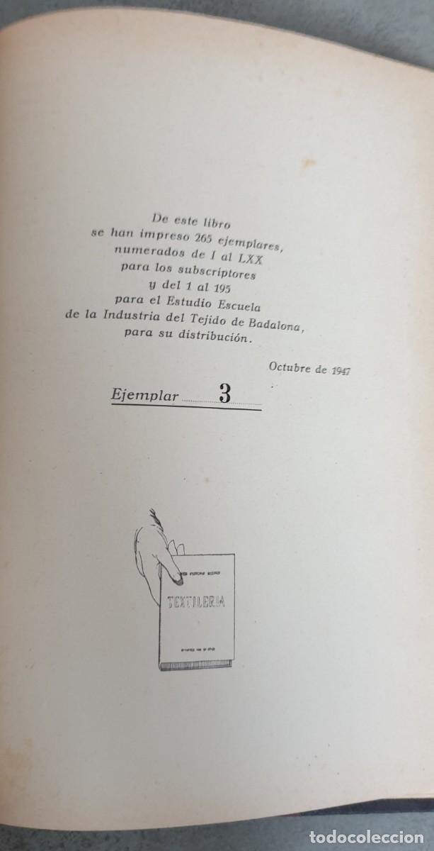 Libros de segunda mano: Libro Que Significa el t&eacute;rmino textil - Edici&oacute;n numerada - N&uacute;mero 3 - Foto 3
