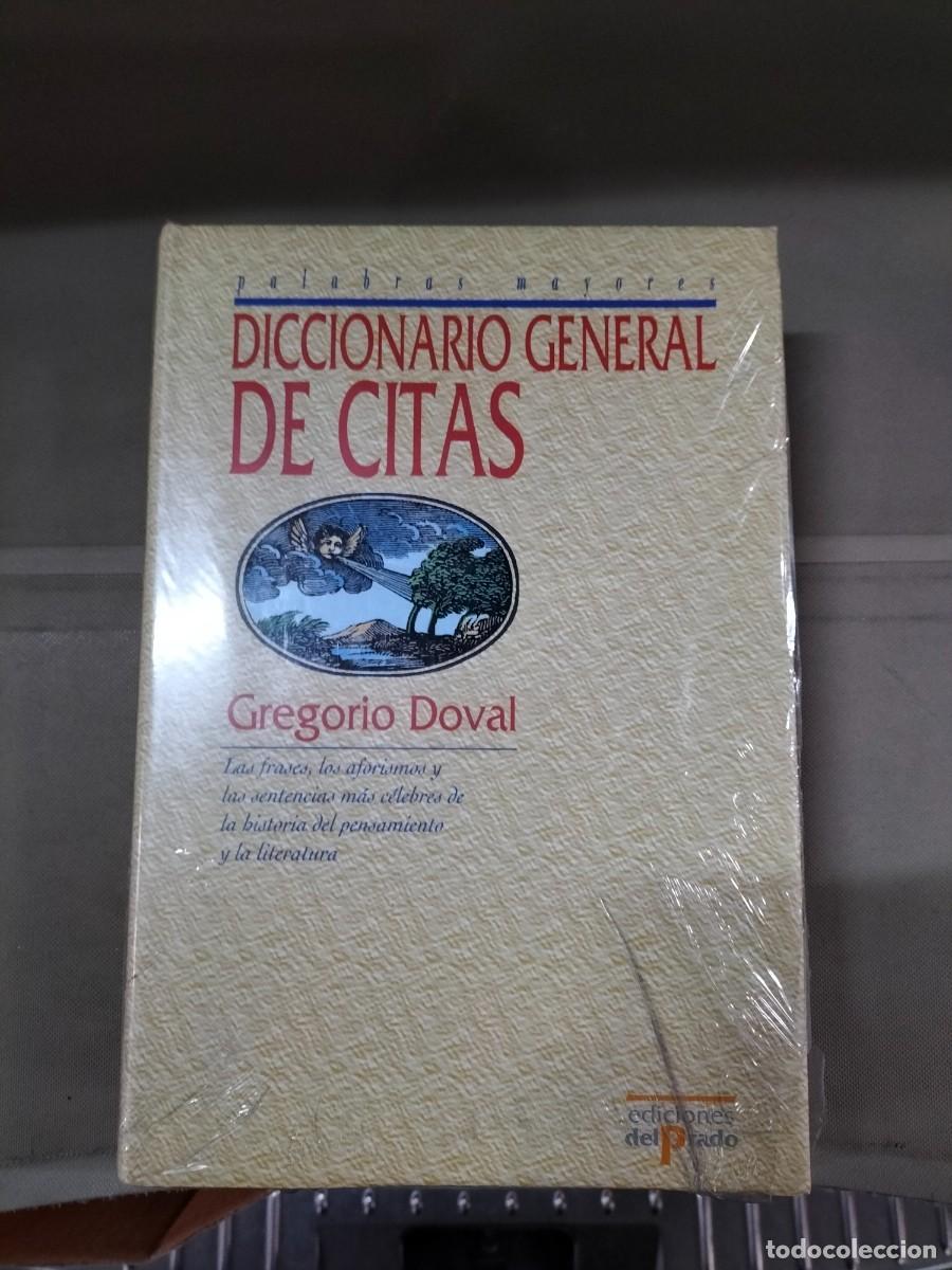 Libros de segunda mano: Diccionario general de citas - Gregorio Doval. Ediciones del Prado - Foto 1