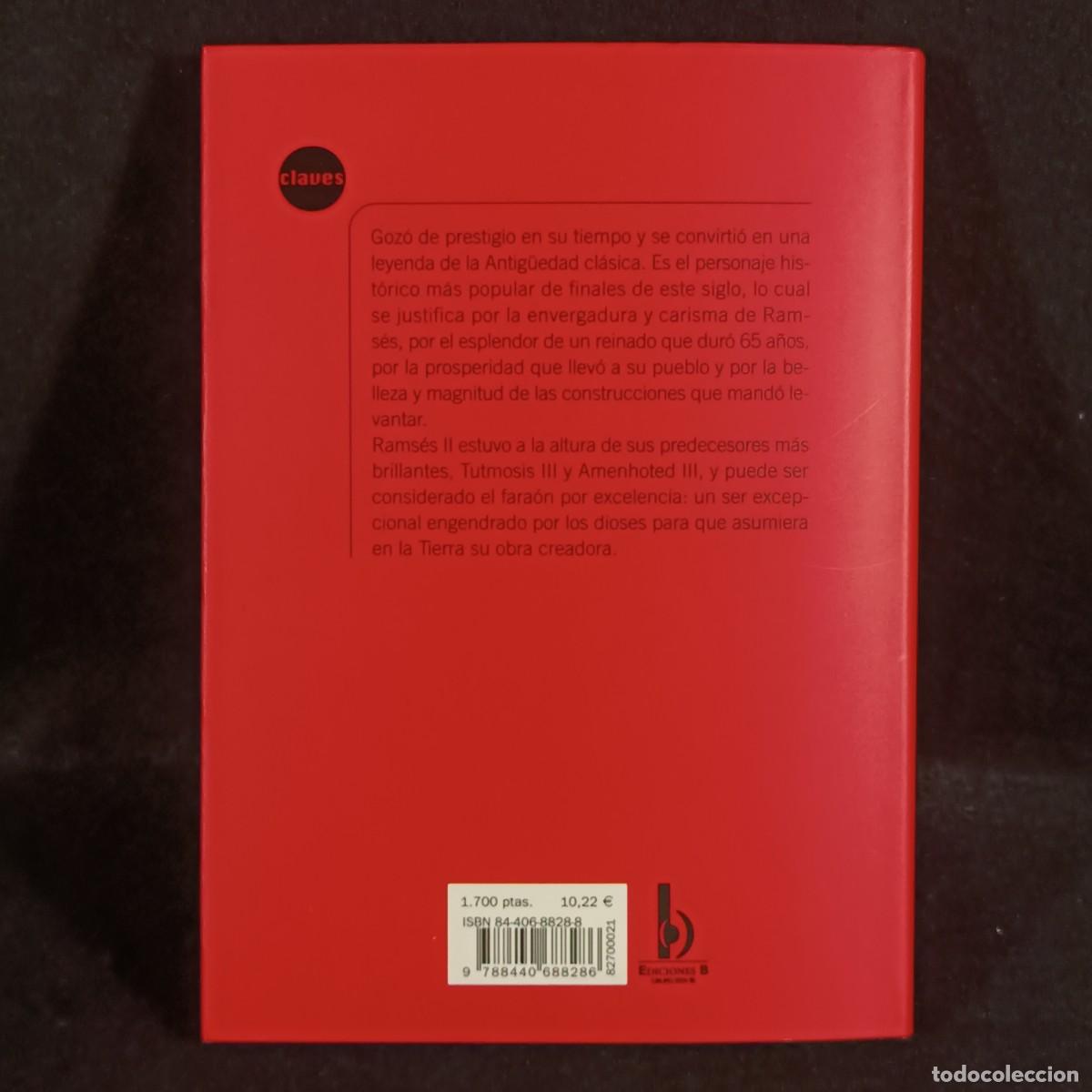 Libros de segunda mano: RAMS&Eacute;S II - PRIMERA EDICI&Oacute;N - BERNADETTE MENU - EDICIONES B - 1998 / 483 - Foto 2