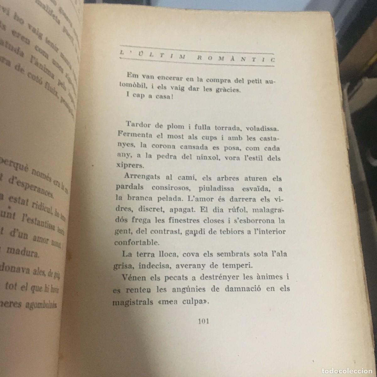 Libros de segunda mano: &Uacute;LTIM ROM&Agrave;NTIC. JOAN CORNUDELLA 1937 - Foto 3