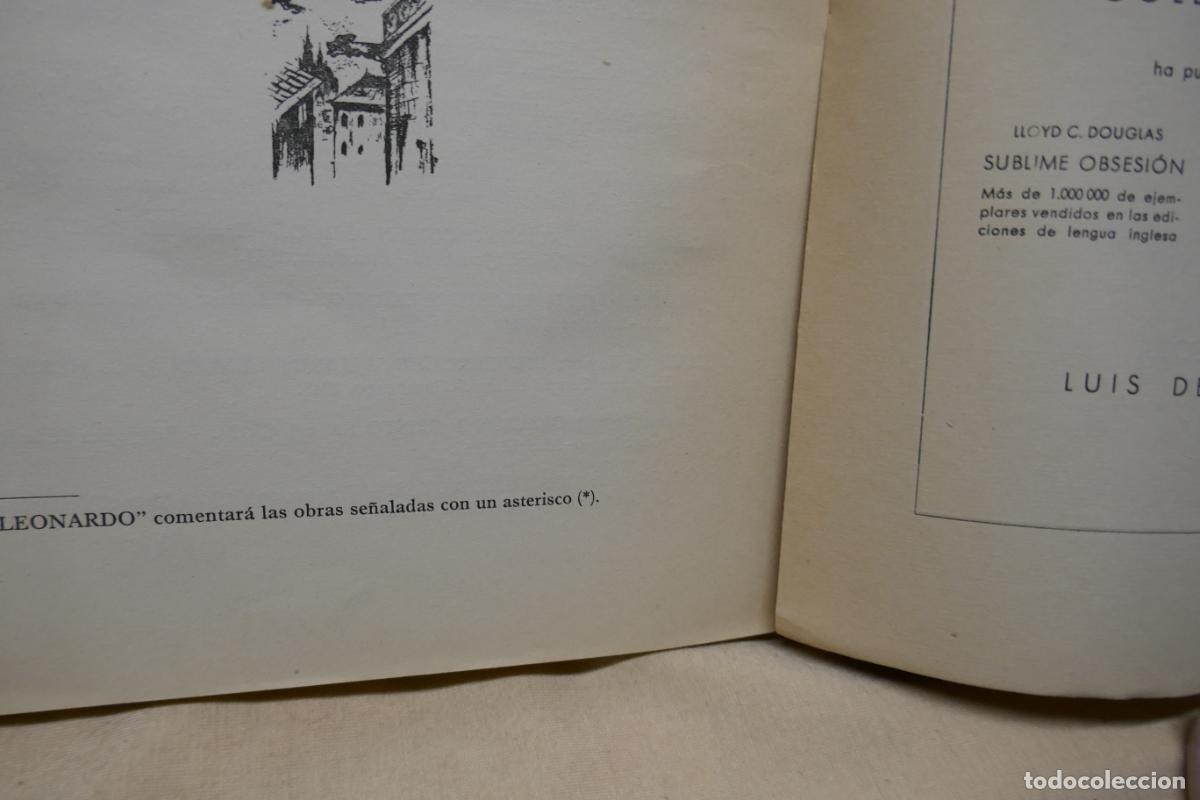 Libros de segunda mano: LEONARDO - REVISTA DE LAS IDEAS Y DE LAS FORMAS. VOL. I - ABRIL 1945 - Foto 20