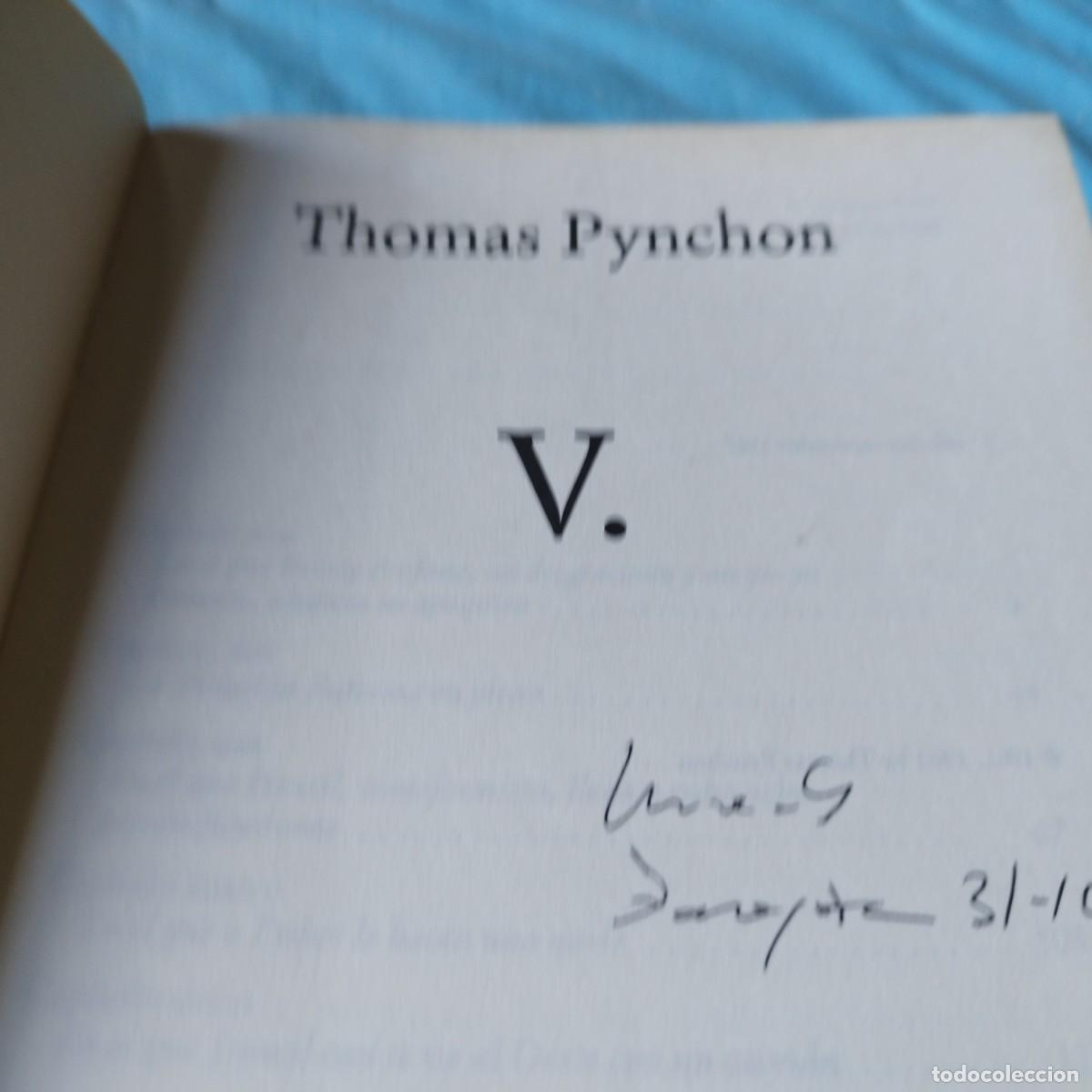 Libros de segunda mano: V. / THOMAS PYNEHON / GV 61 / TUSQUETS - Foto 4
