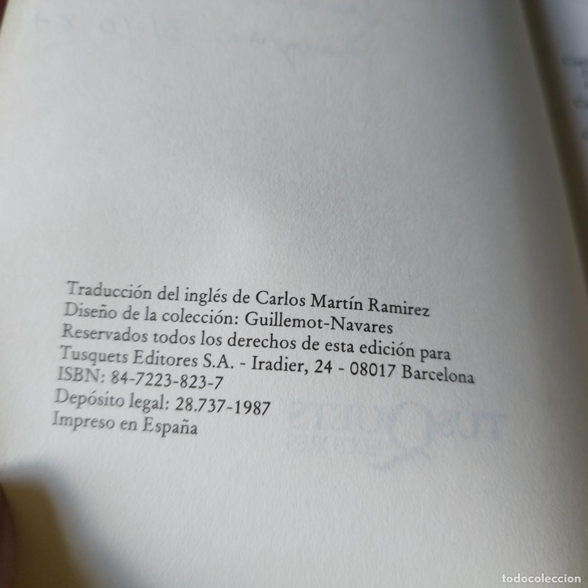 Libros de segunda mano: V. / THOMAS PYNEHON / GV 61 / TUSQUETS - Foto 5