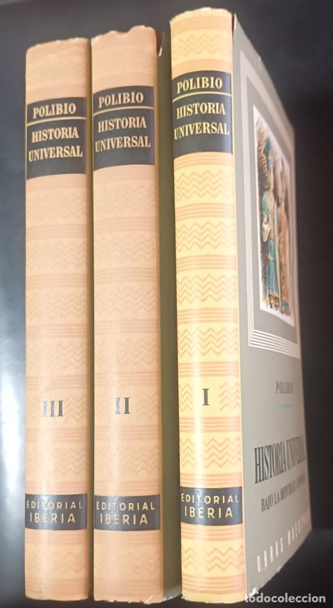 Libros de segunda mano: HISTORIA UNIVERSAL (3 tomos) POLIBIO - Foto 1