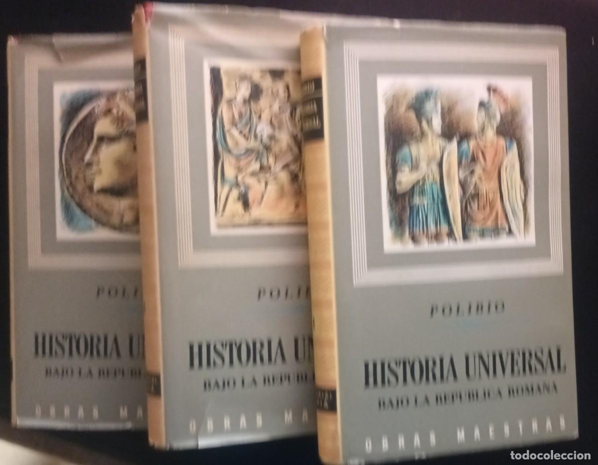 Libros de segunda mano: HISTORIA UNIVERSAL (3 tomos) POLIBIO - Foto 2