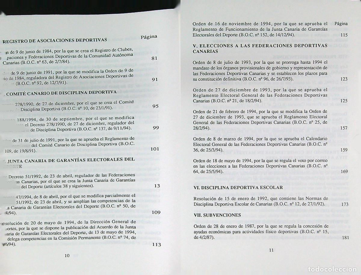 Libros de segunda mano: CODIGO CANARIO DEL DEPORTE - ANTONIO AGUIAR DIAZ - 1995 - CANARIAS - Foto 3