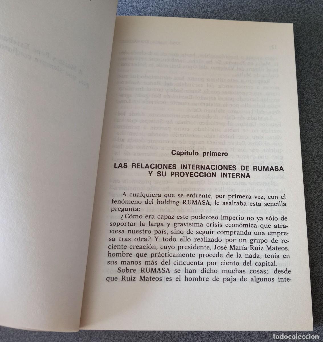 Libros de segunda mano: El Se&ntilde;or Rumasa Jos&eacute; Mar&iacute; Bern&aacute;ldez - Foto 6