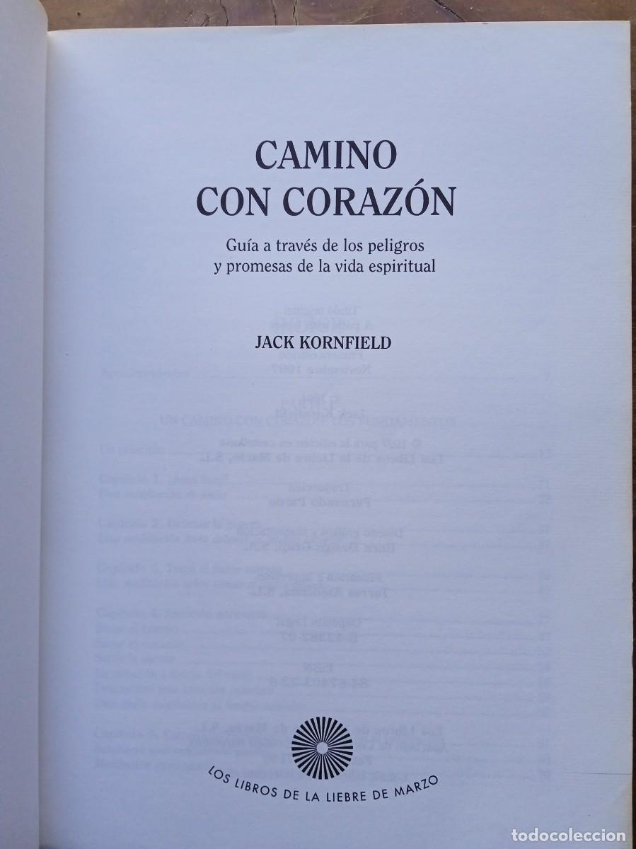 Libros de segunda mano: Camino con coraz&oacute;n, Jack kornfield - Foto 4