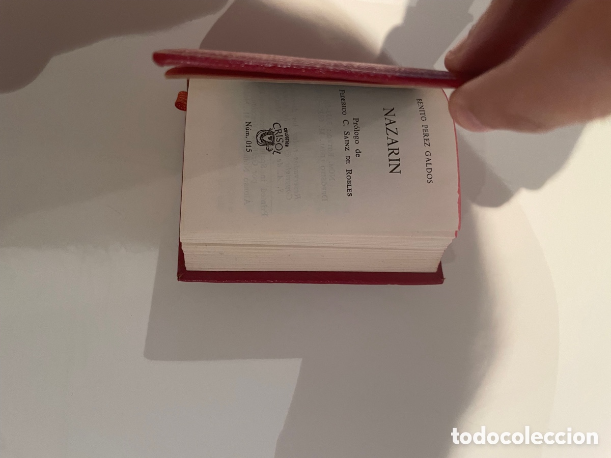 Libros de segunda mano: Crisolin 15 edici&oacute;n oro: &ldquo;NAZARIN&rdquo; - Foto 3