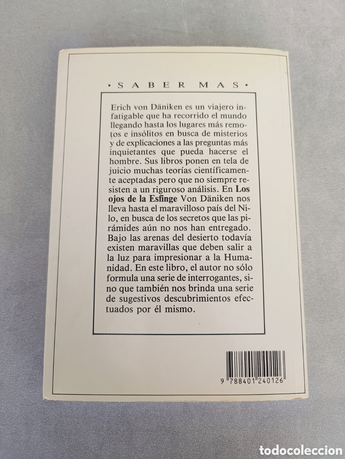 Libros de segunda mano: Los ojos de la Esfinge. Erich Von D&auml;niken - Foto 2