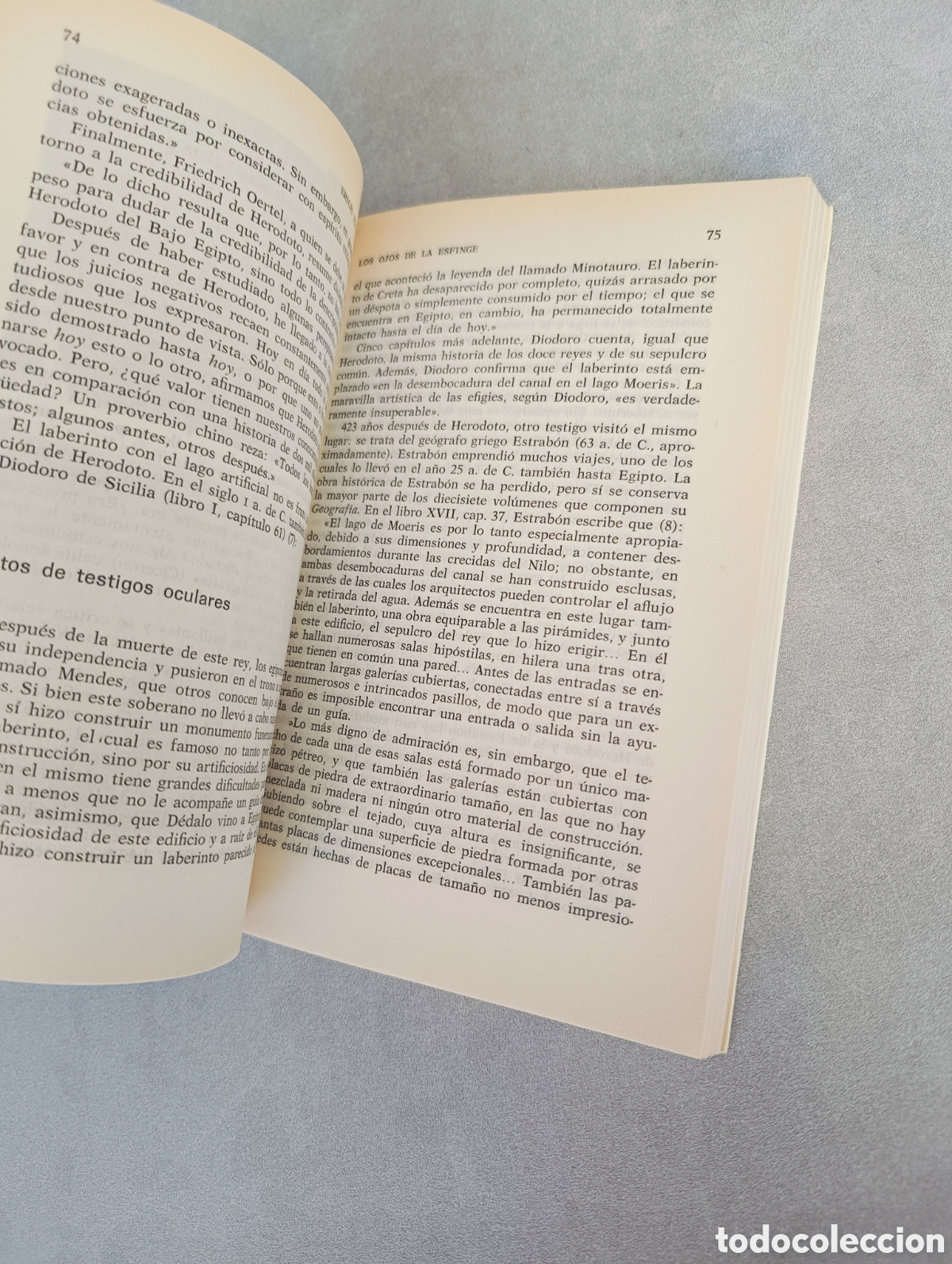 Libros de segunda mano: Los ojos de la Esfinge. Erich Von D&auml;niken - Foto 5