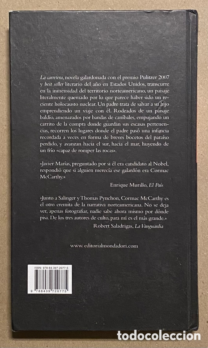 Libros de segunda mano: LA CARRETERA. CORMAC MCCARTHY. MONDADORI 2007. - Foto 5