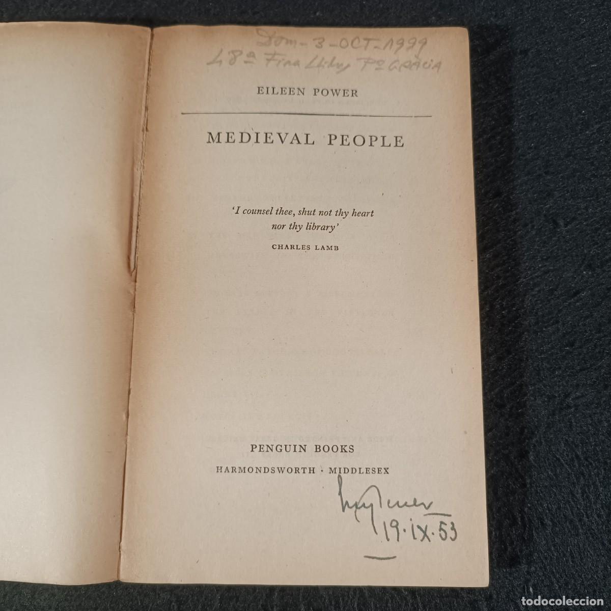 Libros de segunda mano: MEDIEVAL PEOPLE - EILEEN POWE - PELICAN BOOK - 1951 / 178 - Foto 4