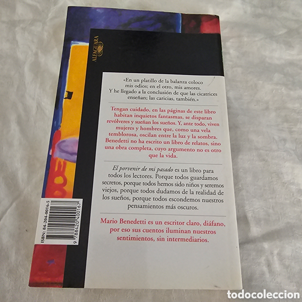 Libros de segunda mano: El porvenir de mi pasado.- Benedetti, Mario - Foto 3