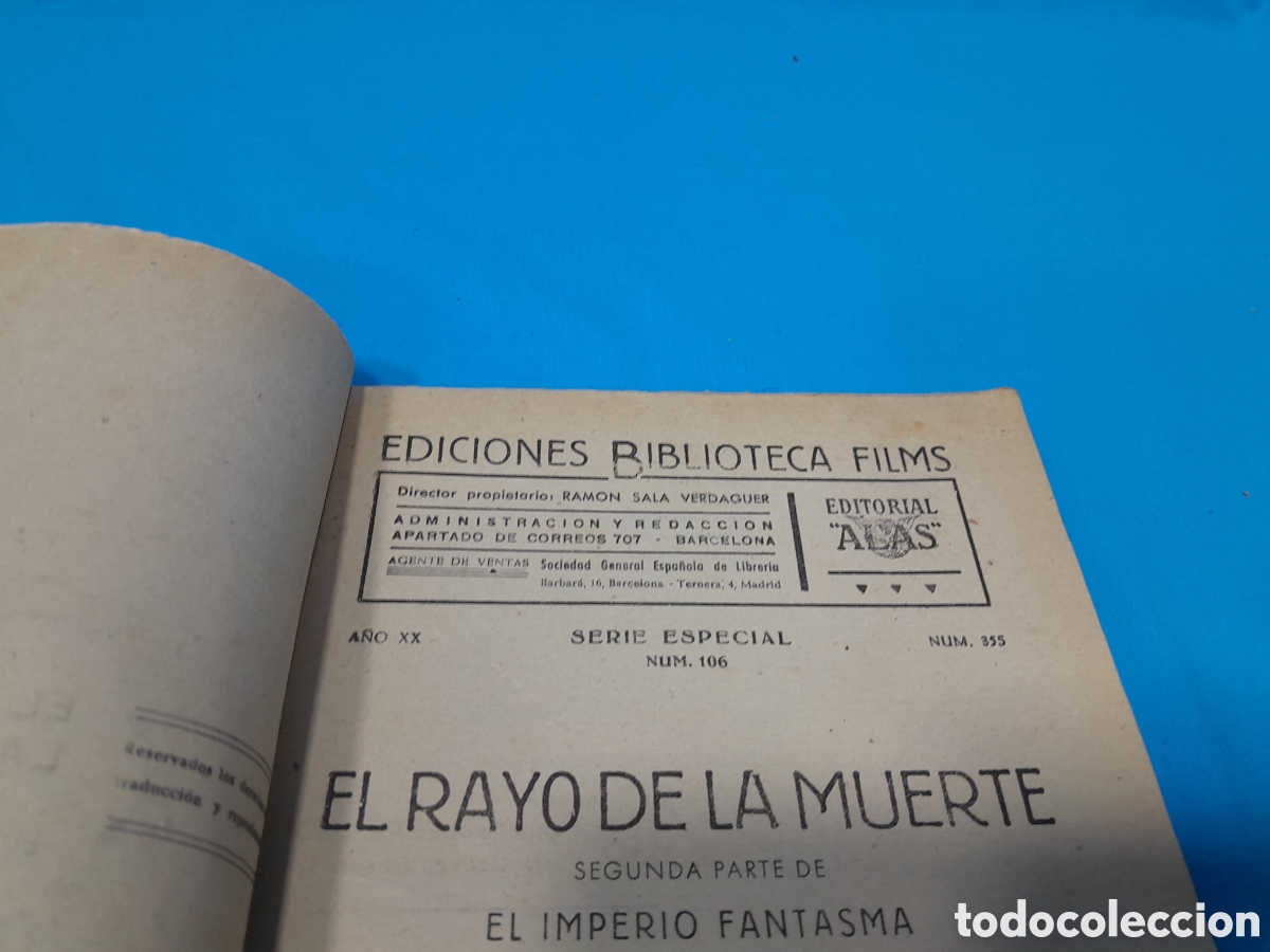 Libros de segunda mano: EL RAYO DE LA MUERTE - FLASH GORDON - EDICIONES BIBLIOTECA FILMS - Foto 3