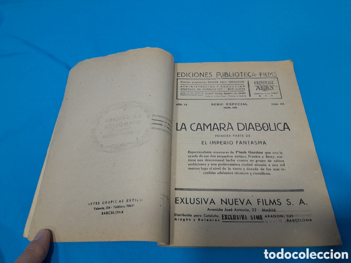 Libros de segunda mano: LA C&Aacute;MARA DIAB&Oacute;LICA - FLASH GORDON - EDICIONES BIBLIOTECA FILMS - Foto 4