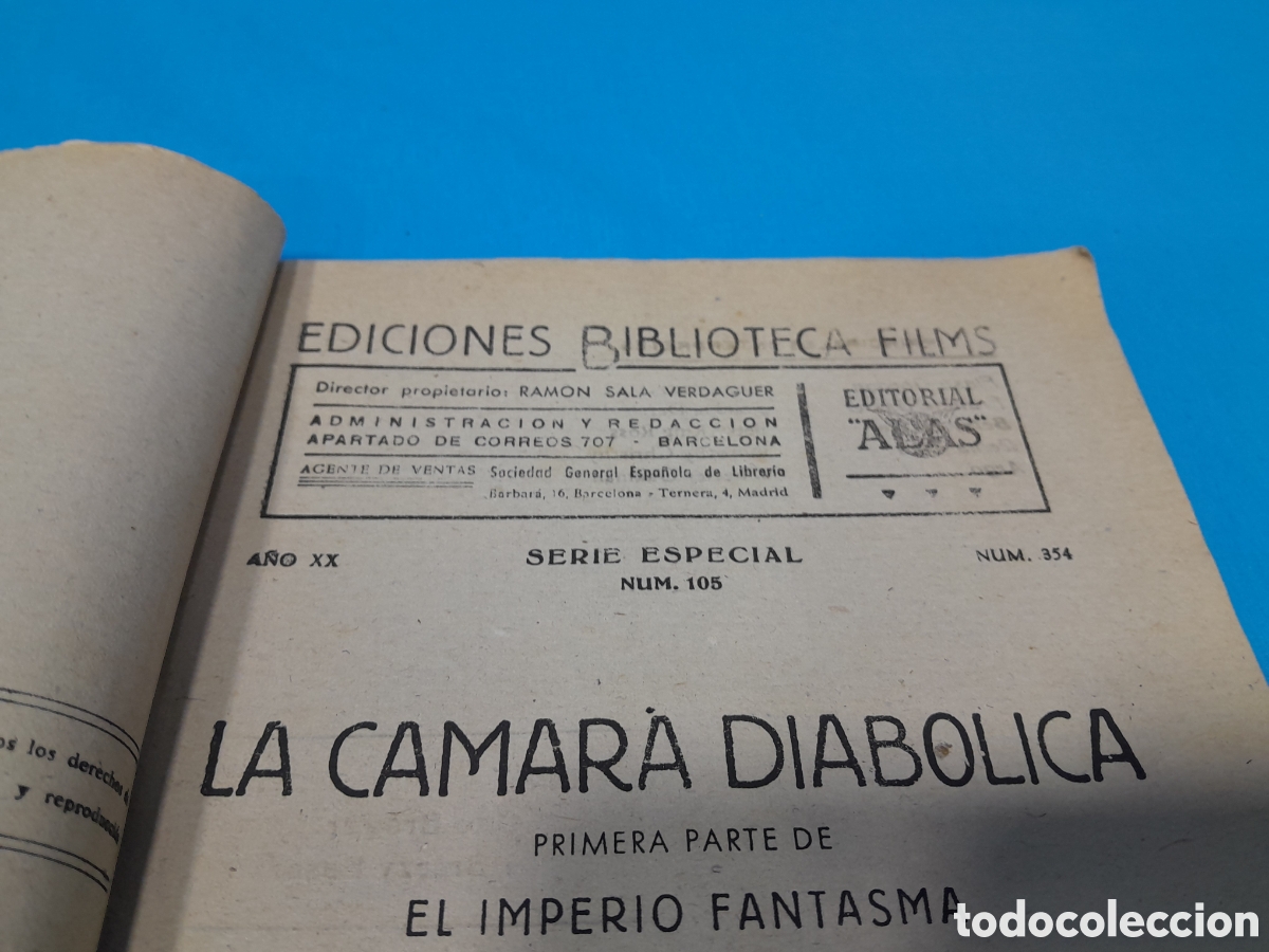 Libros de segunda mano: LA C&Aacute;MARA DIAB&Oacute;LICA - FLASH GORDON - EDICIONES BIBLIOTECA FILMS - Foto 5
