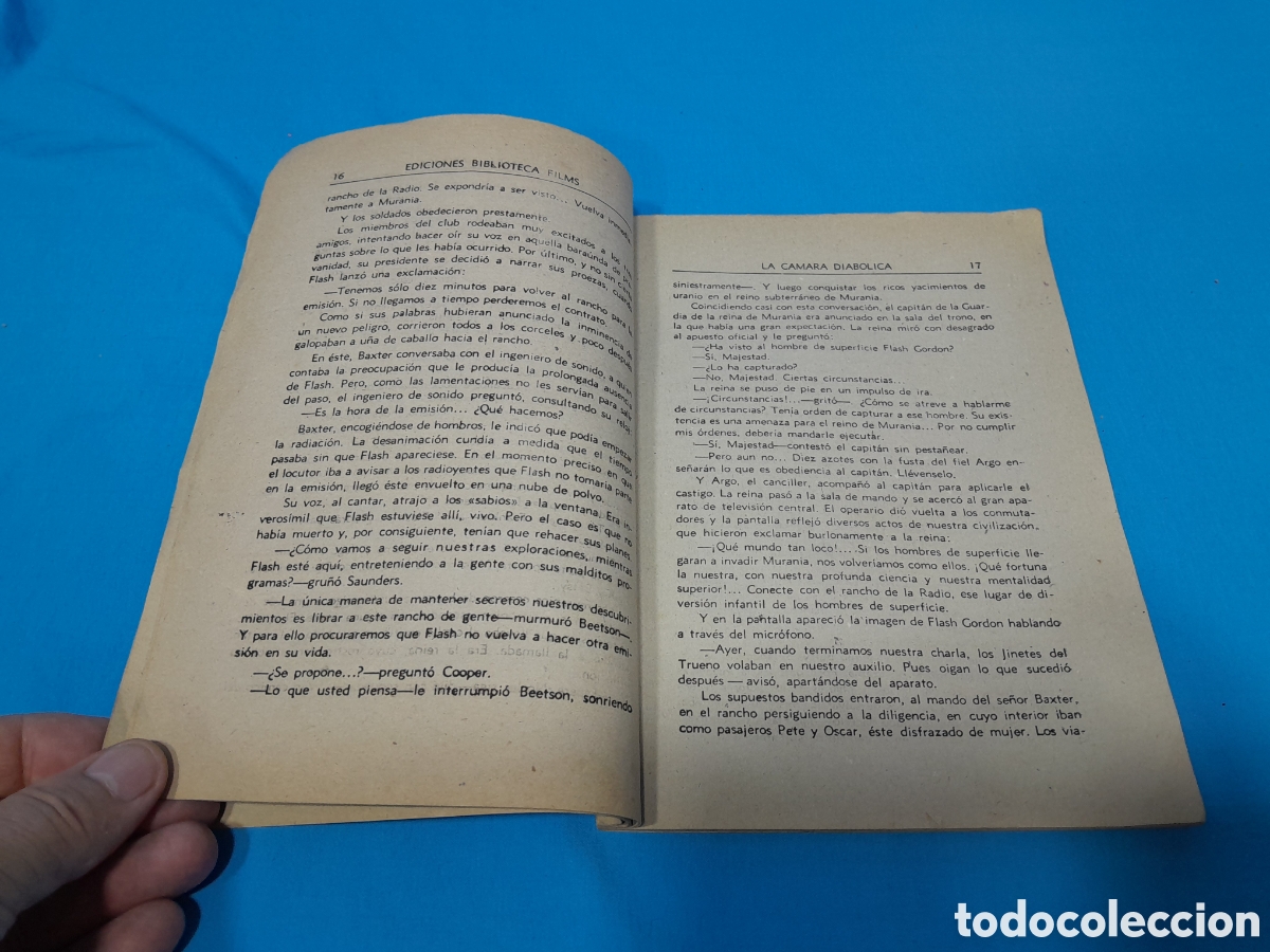 Libros de segunda mano: LA C&Aacute;MARA DIAB&Oacute;LICA - FLASH GORDON - EDICIONES BIBLIOTECA FILMS - Foto 6