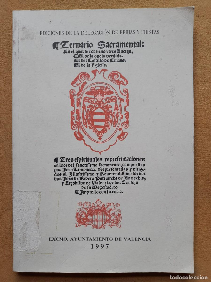 Gebrauchte B&uuml;cher: TERNARIO SACRAMENTAL - TRES ESPIRITUALES REPRESENTACIONES