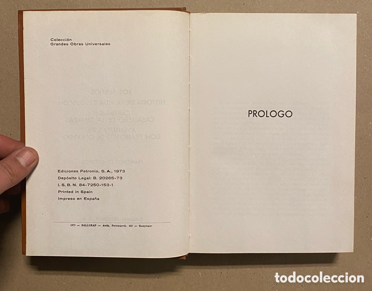 Libros de segunda mano: FRANCISCO DE QUEVEDO &ldquo;OBRAS SELECTAS&rdquo;. EDICIONES PETRONIO 1973. - Foto 3
