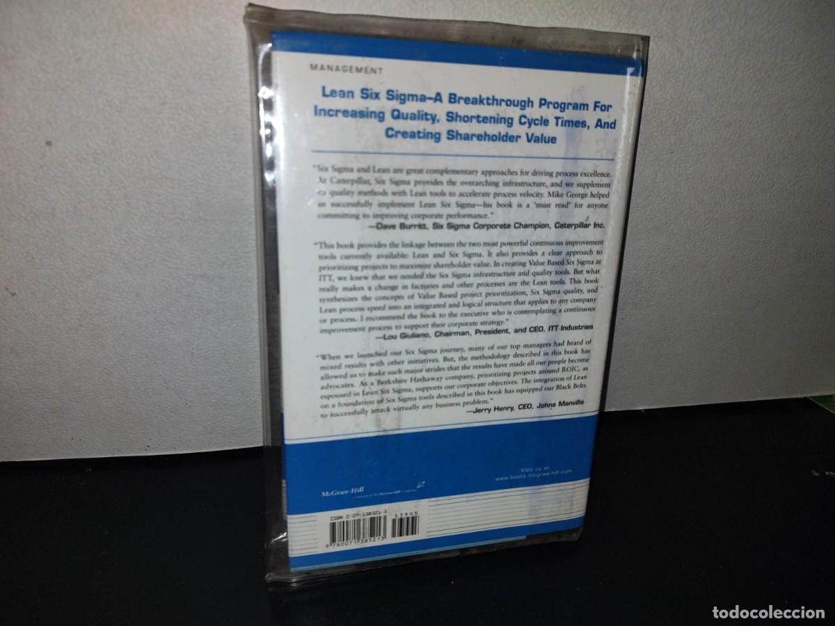 Libros de segunda mano: 125- LEAN SIX SIGMA: COMBINING SIX SIGMA QUALITY WITH LEAN SPEED - MICHAEL L. GEORGE - 2002 - Foto 6