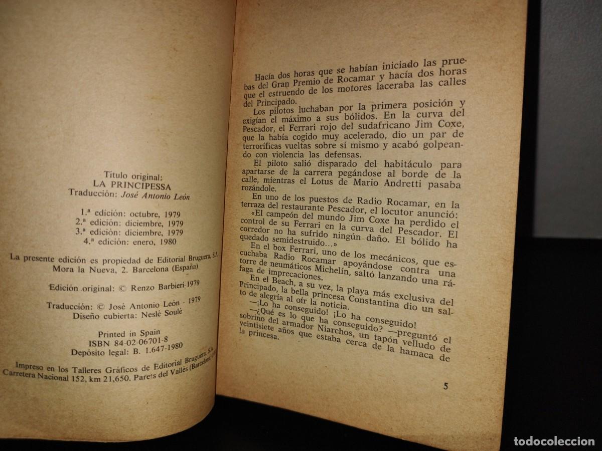 Libros de segunda mano: 125- LA PRINCESA - RENZO BARBIERI - BRUGUERA - 1979 - Foto 7