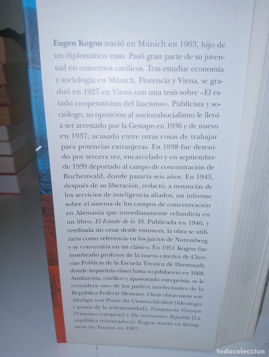 Libros de segunda mano: El Estado de la SS. Eugen Kogon - Foto 4
