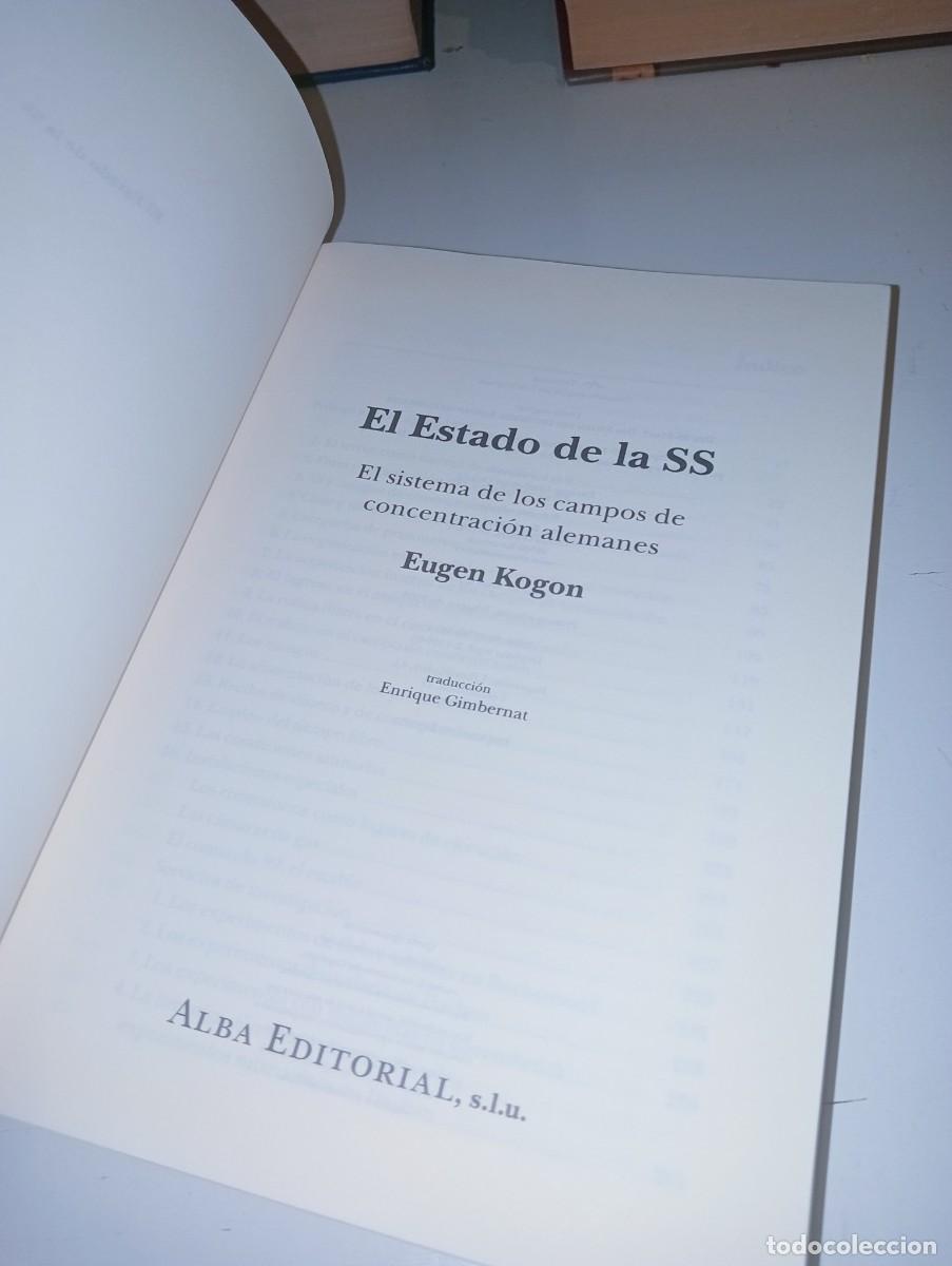 Libros de segunda mano: El Estado de la SS. Eugen Kogon - Foto 5