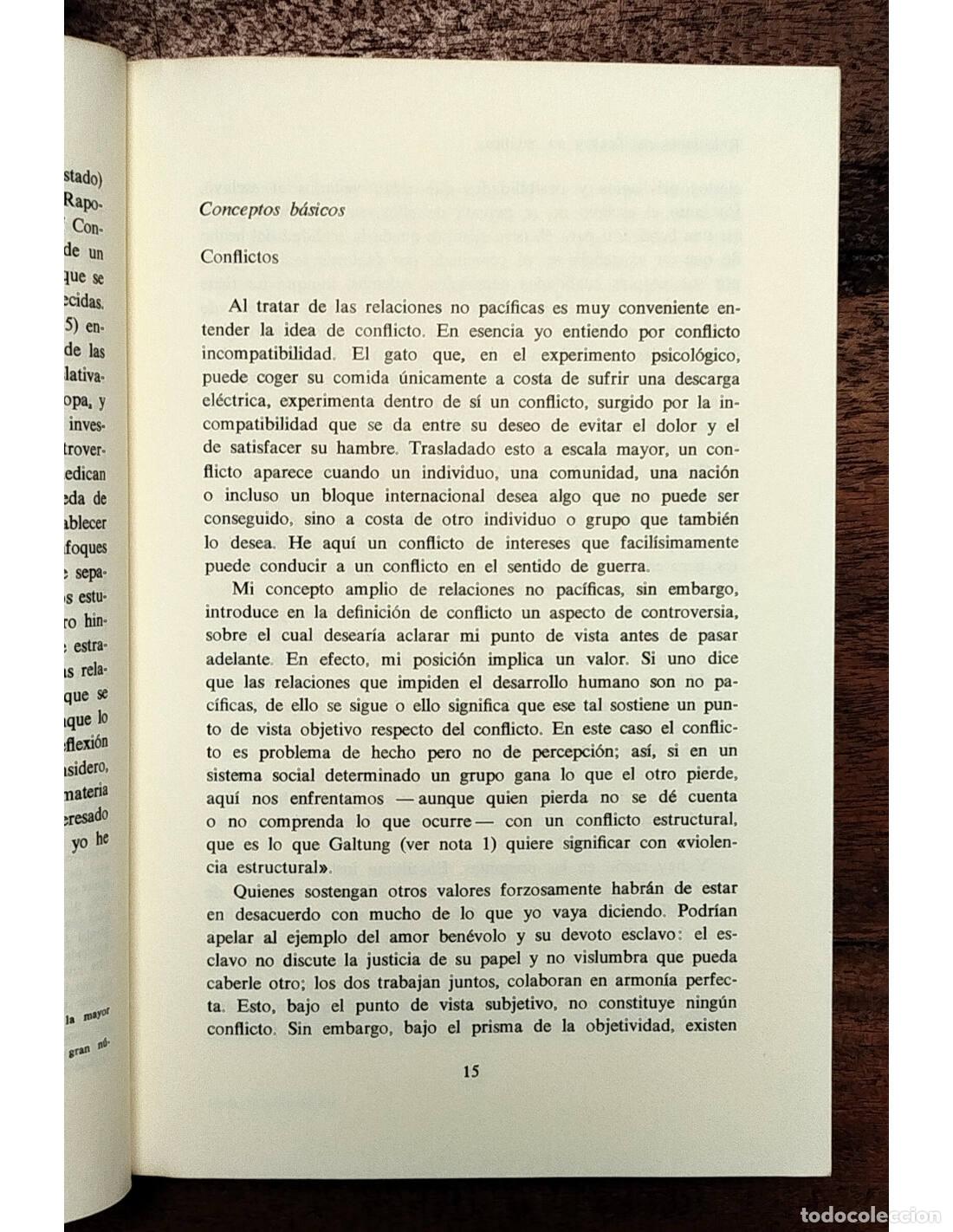 Libros de segunda mano: CONFLICTIVIDAD Y PACIFICACI&Oacute;N. CURLE, Adam. Herder. 1977. - Foto 3