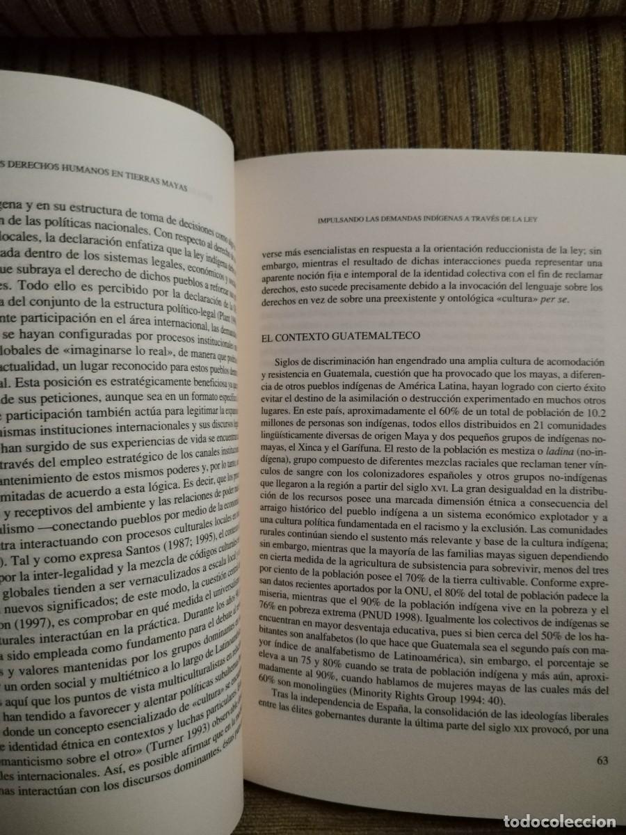 Libros de segunda mano: LOS DERECHOS HUMANOS EN TIERRAS MAYAS - Foto 13