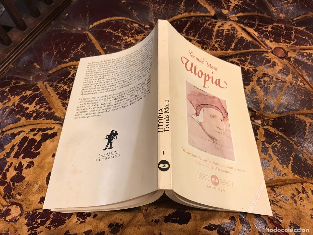 Libros de segunda mano: TOM&Aacute;S MORO. UTOP&Iacute;A. 1982, ZERO - Foto 1