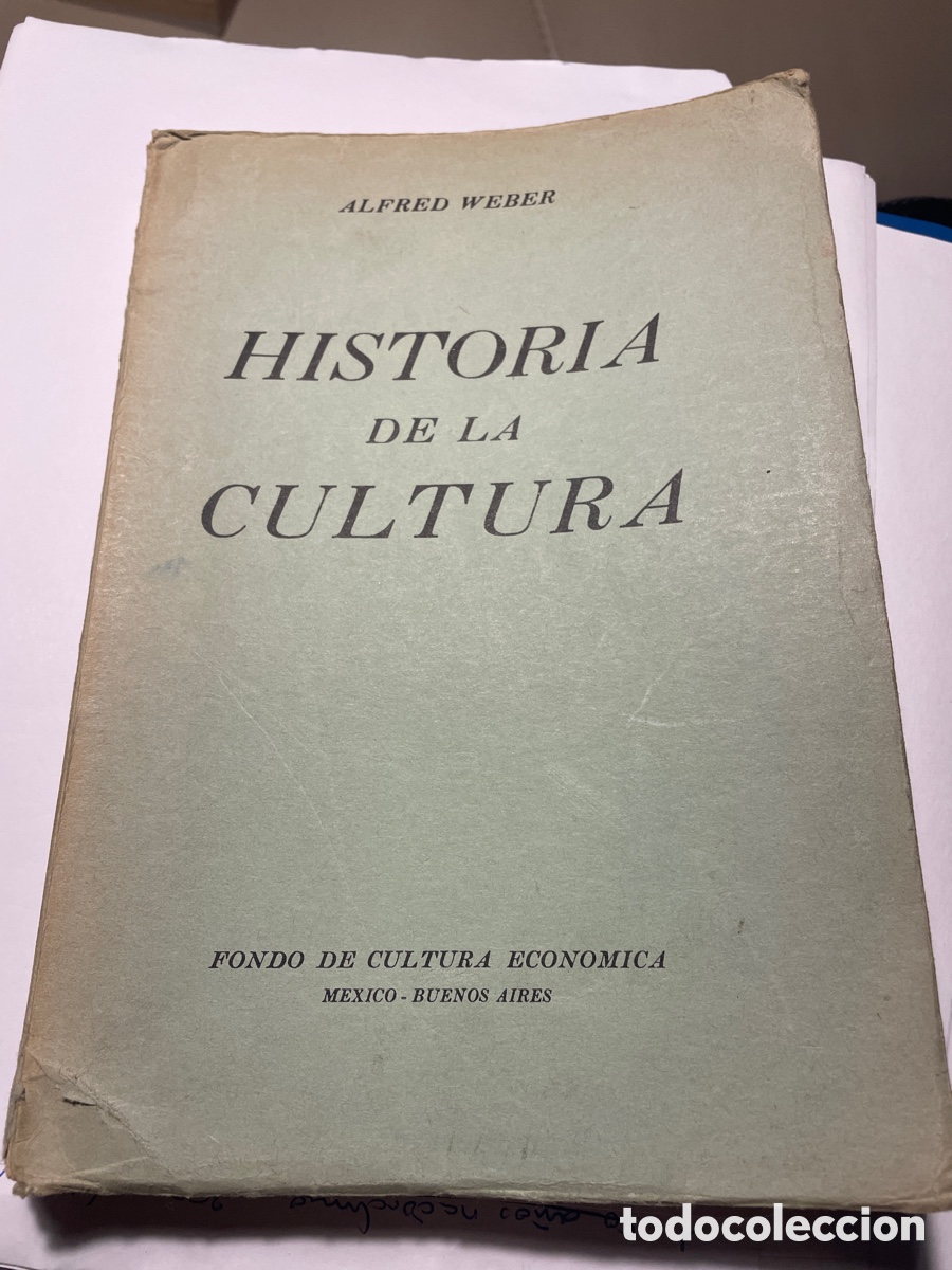 Libros de segunda mano: Historia de la cultura / Weber, Alfred - Foto 1