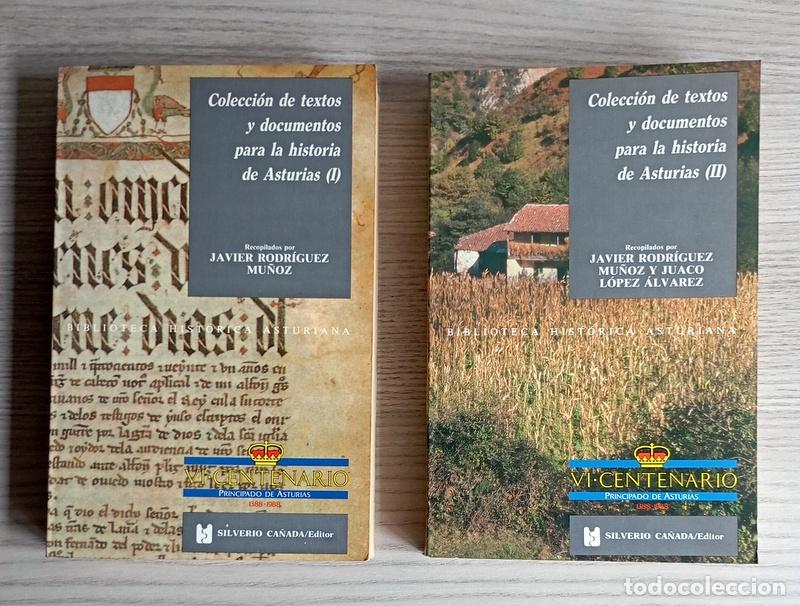 Libros de segunda mano: COLECCION DE TEXTOS Y DOCUMENTOS PARA LA HISTORIA DE ASTURIAS -2 VOL.-JAVIER RODRIGUEZ Y JUACO LOPEZ