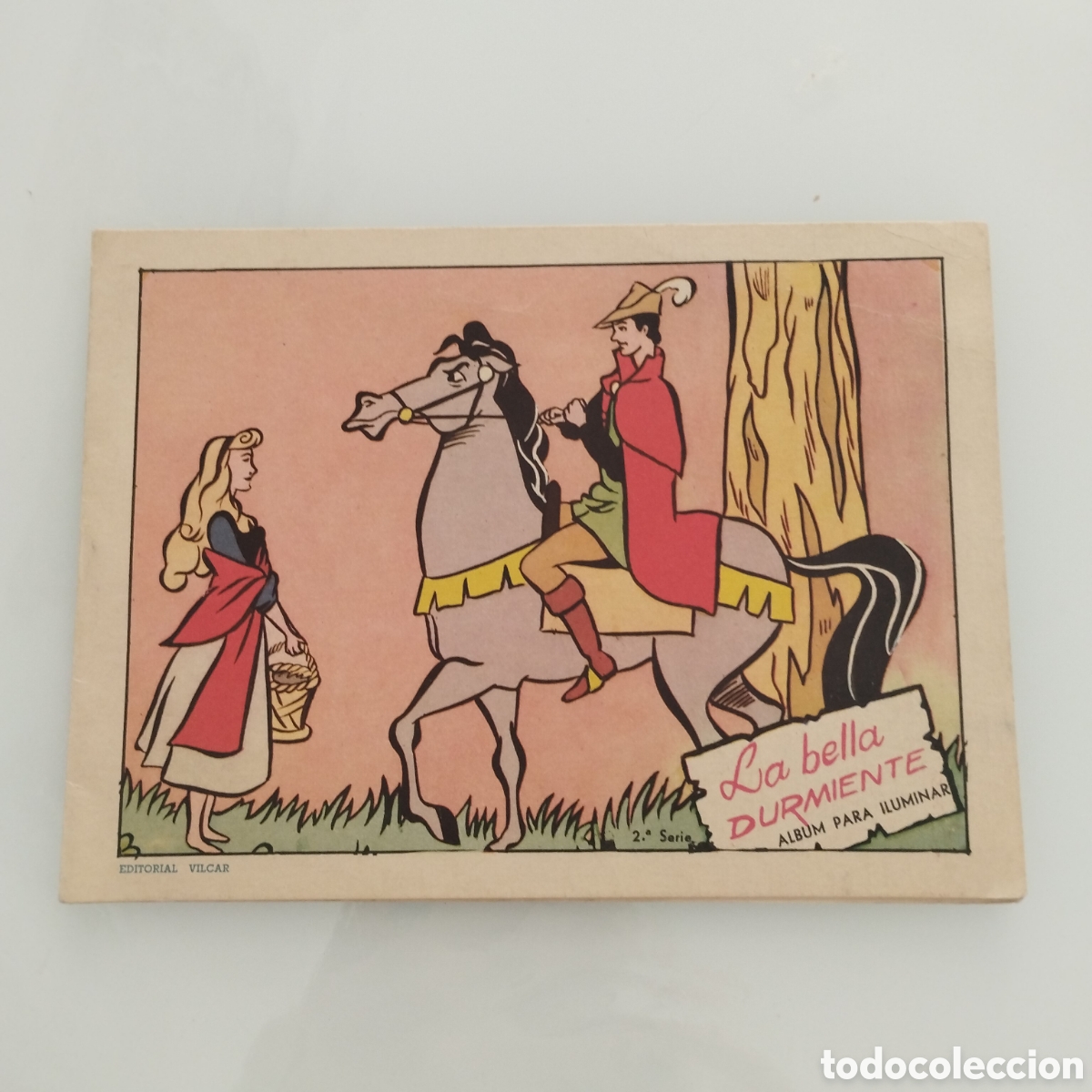 Libros de segunda mano: La Bella Durmiente, album para iluminar. - Foto 1