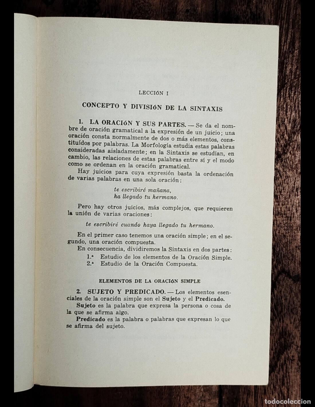 Libros de segunda mano: SINTAXIS LATINA. VALENT&Iacute; FIOL, E. Bosch. 1981. - Foto 3