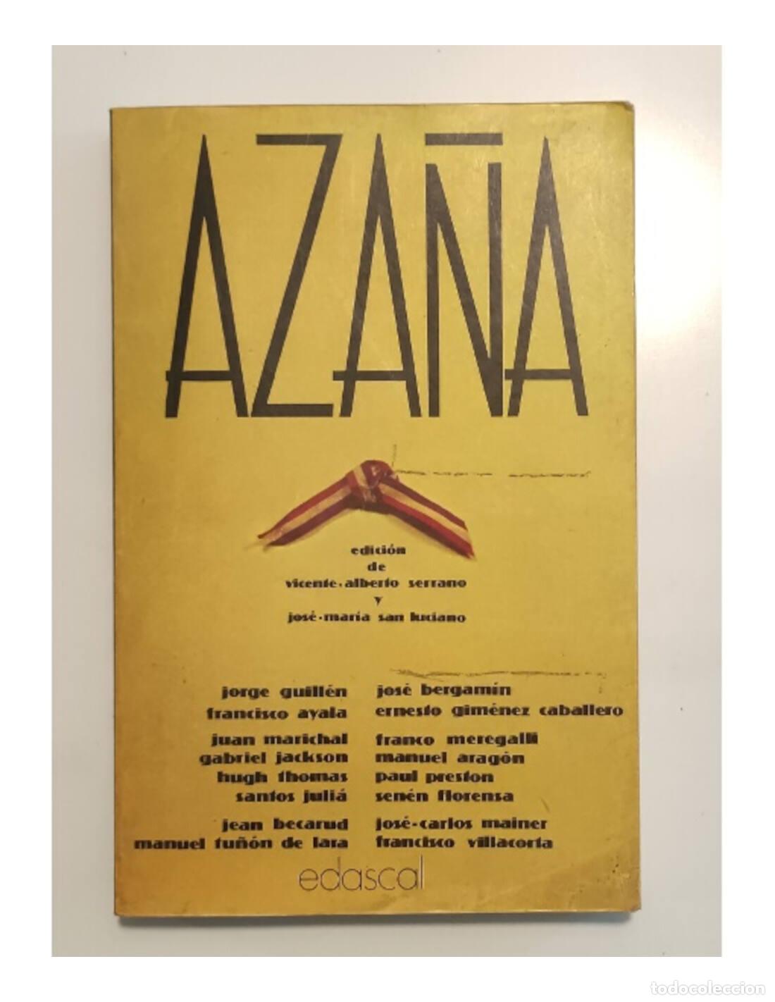 Libros de segunda mano: AZA&Ntilde;A. VV.AA.. Edascal. 1980. - Foto 1