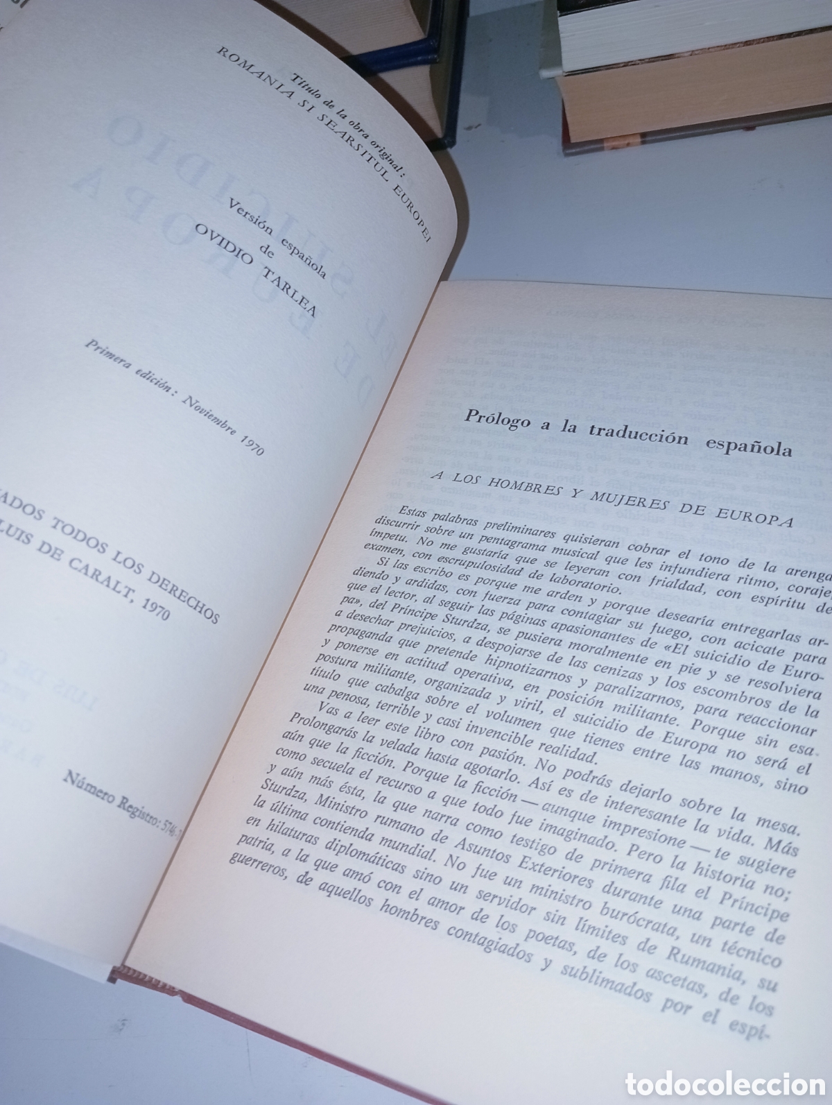 Libros de segunda mano: El suicidio de Europa. Michel Sturdza - Foto 5