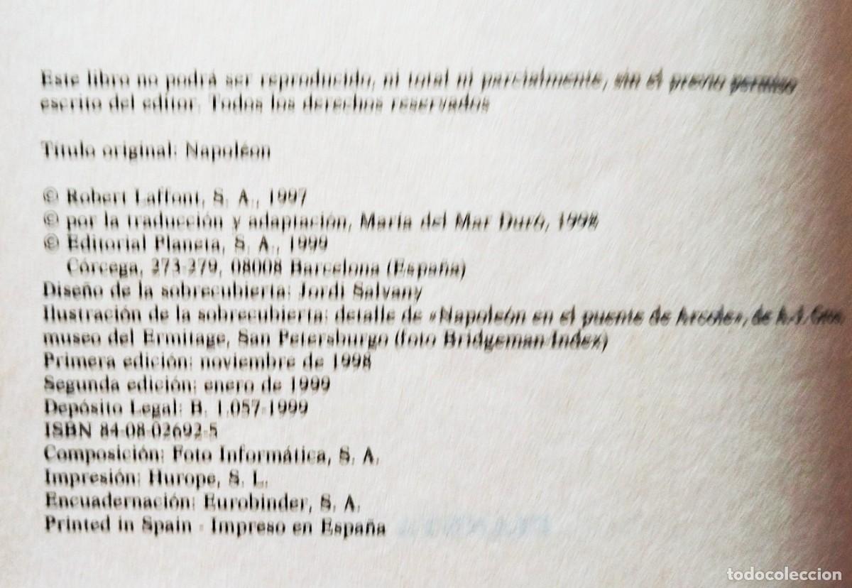 Libros de segunda mano: NAPOLE&Oacute;N - LA NOVELA / MAX GALLO. EXCELENTE ESTADO. - Foto 9