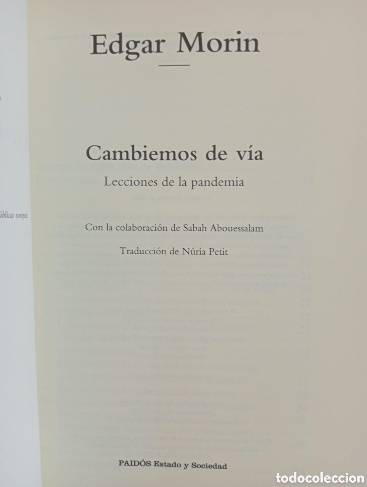 Libros de segunda mano: CAMBIEMOS DE V&Iacute;A / Edgar MORIN - Foto 2
